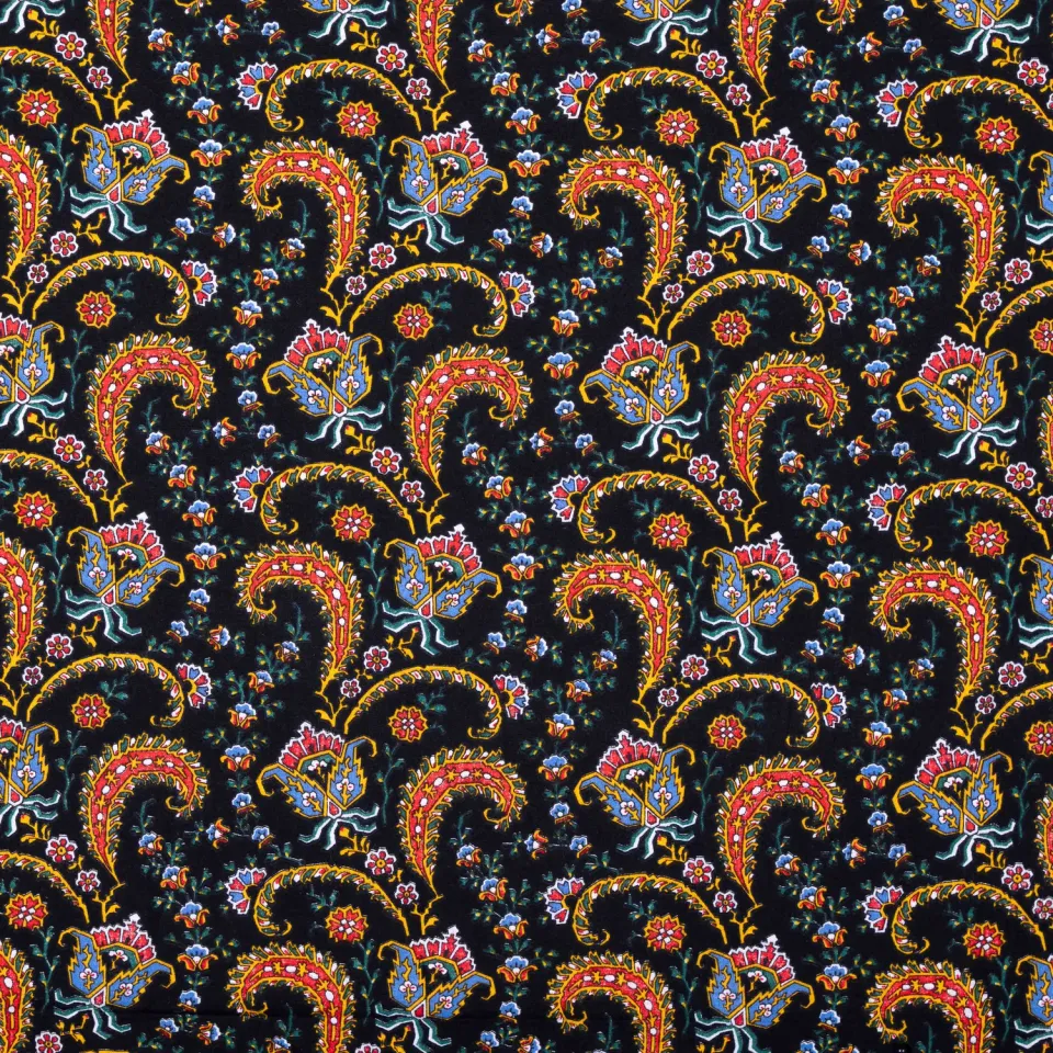 Mistral Branche tissu voile coton au mètre