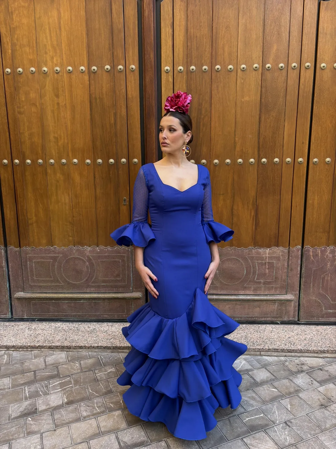 Viva La Feria Corin robe sévillane stretch
