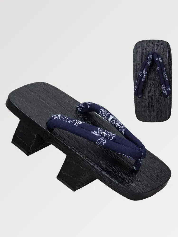 Japon style Okimari geta japonaise laniere tissu