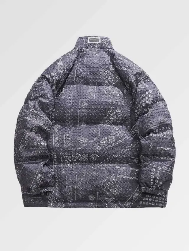 Japon style Doudoune Oversize Streetwear ‘kt611’ doudoune brodée