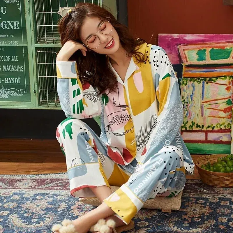 Japon style Pyjama Japonais Atypique Pour Femme pyjama coton