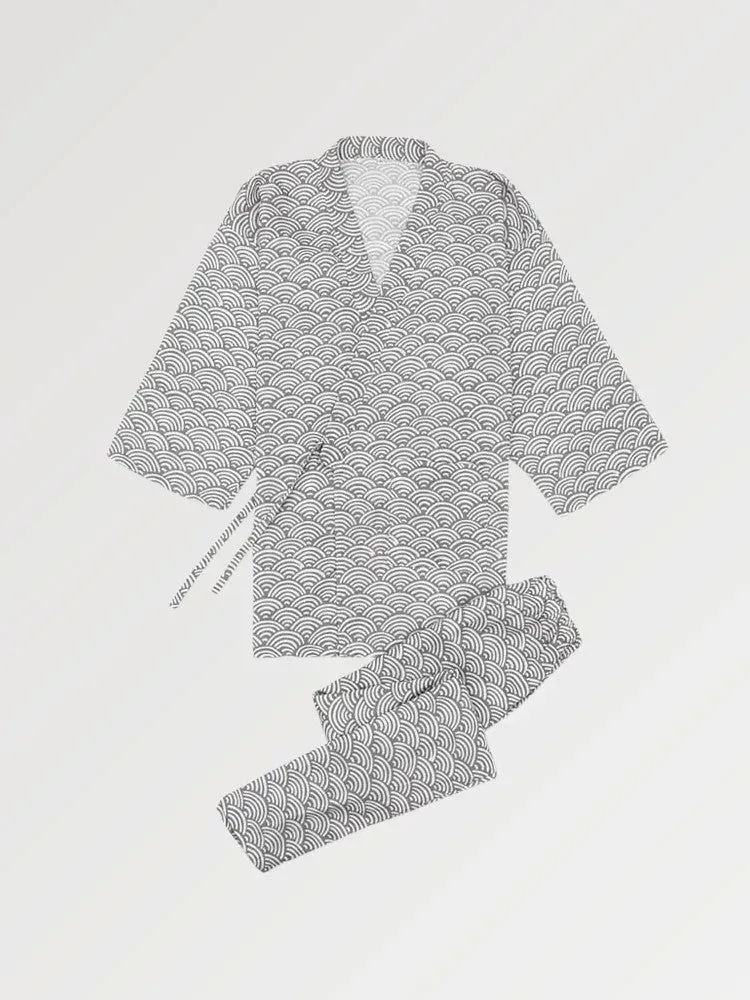 Japon Style Kojiro Jinbei Homme Traditionnel Confort Quotidien