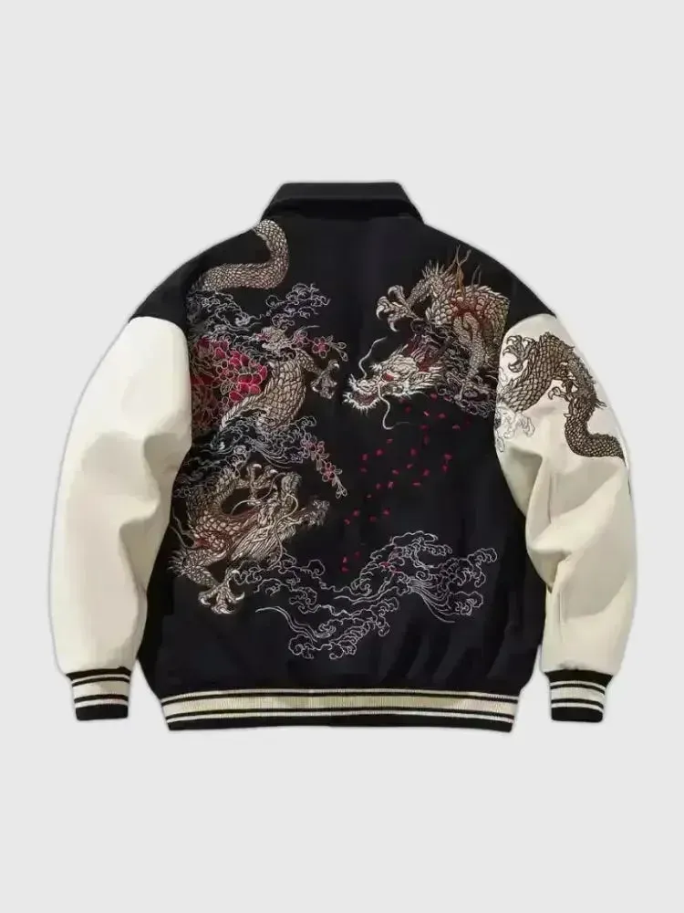 Japon style Ryu No Kokyu bomber sukajan dragon