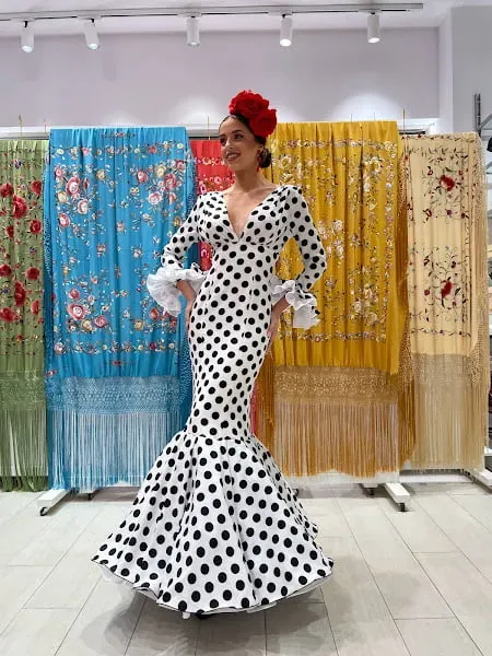 Viva La Feria Real robe flamenca à volant cancan