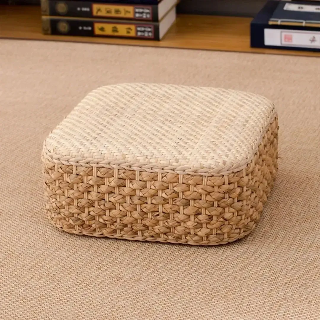 Japon style Yachiyo coussin japonais en rotin