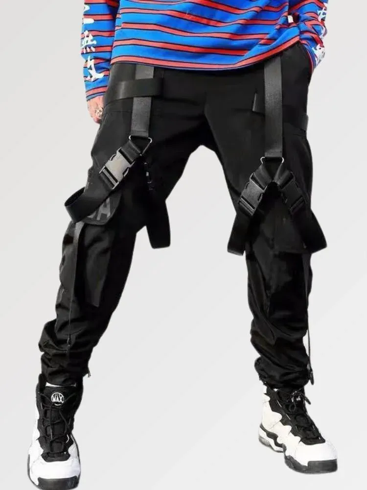 Japon style hypebeast pantalon cargo oversize ample