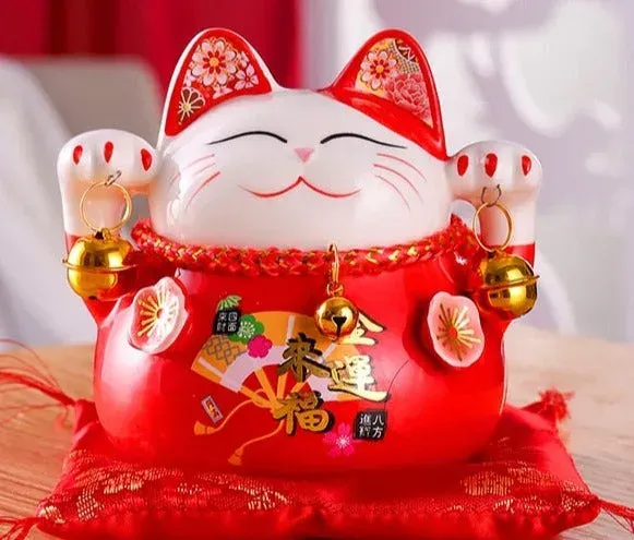 Japon style Chat Japonais Maneki Neko porte-bonheur