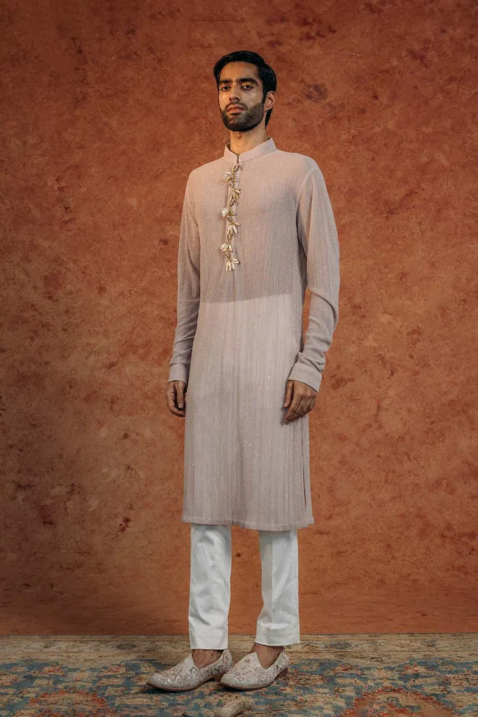 Rahul Mishra Toucan Kurta brodé main