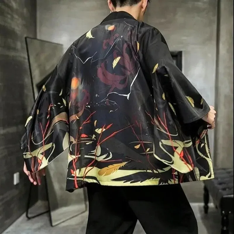 Japon style artefact veste haori homme