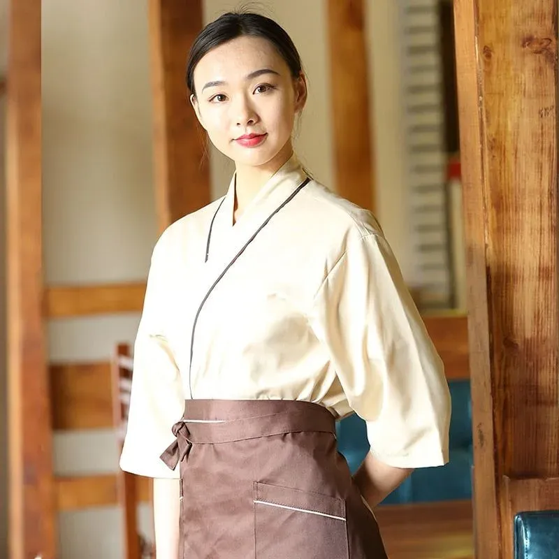 Japon style Niigata veste de chef japonaise
