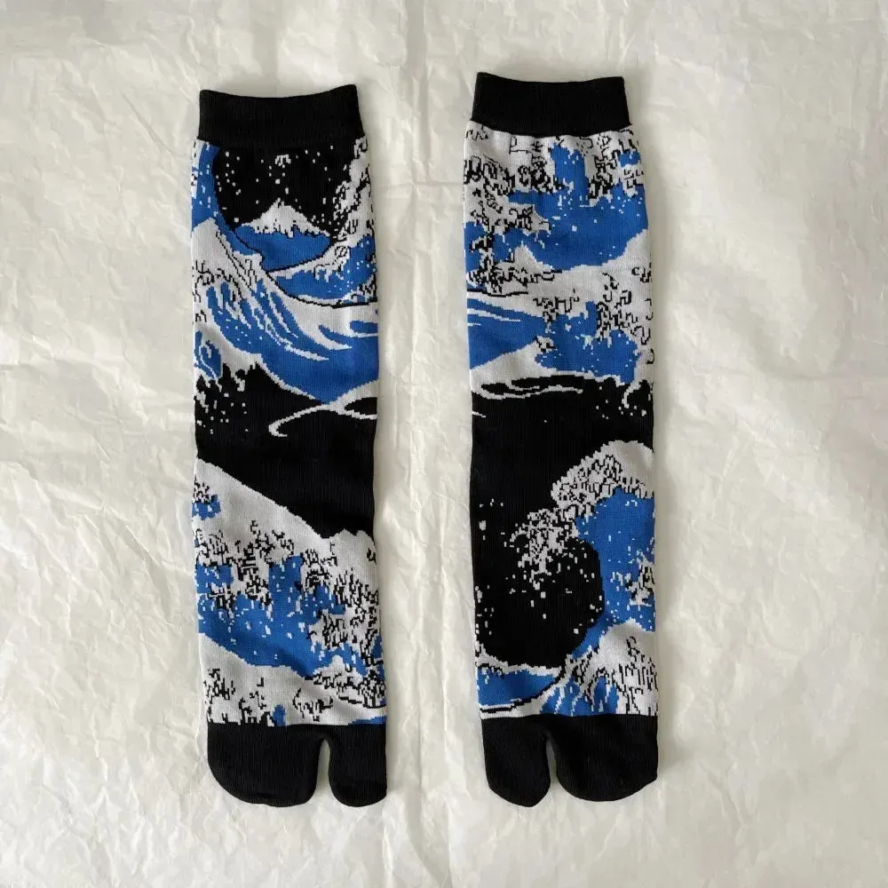 Japon style chaussettes japonaises coton motif