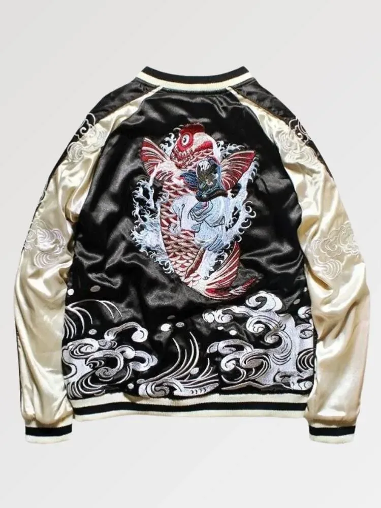Japon style Exist Woko veste sukajan brodée