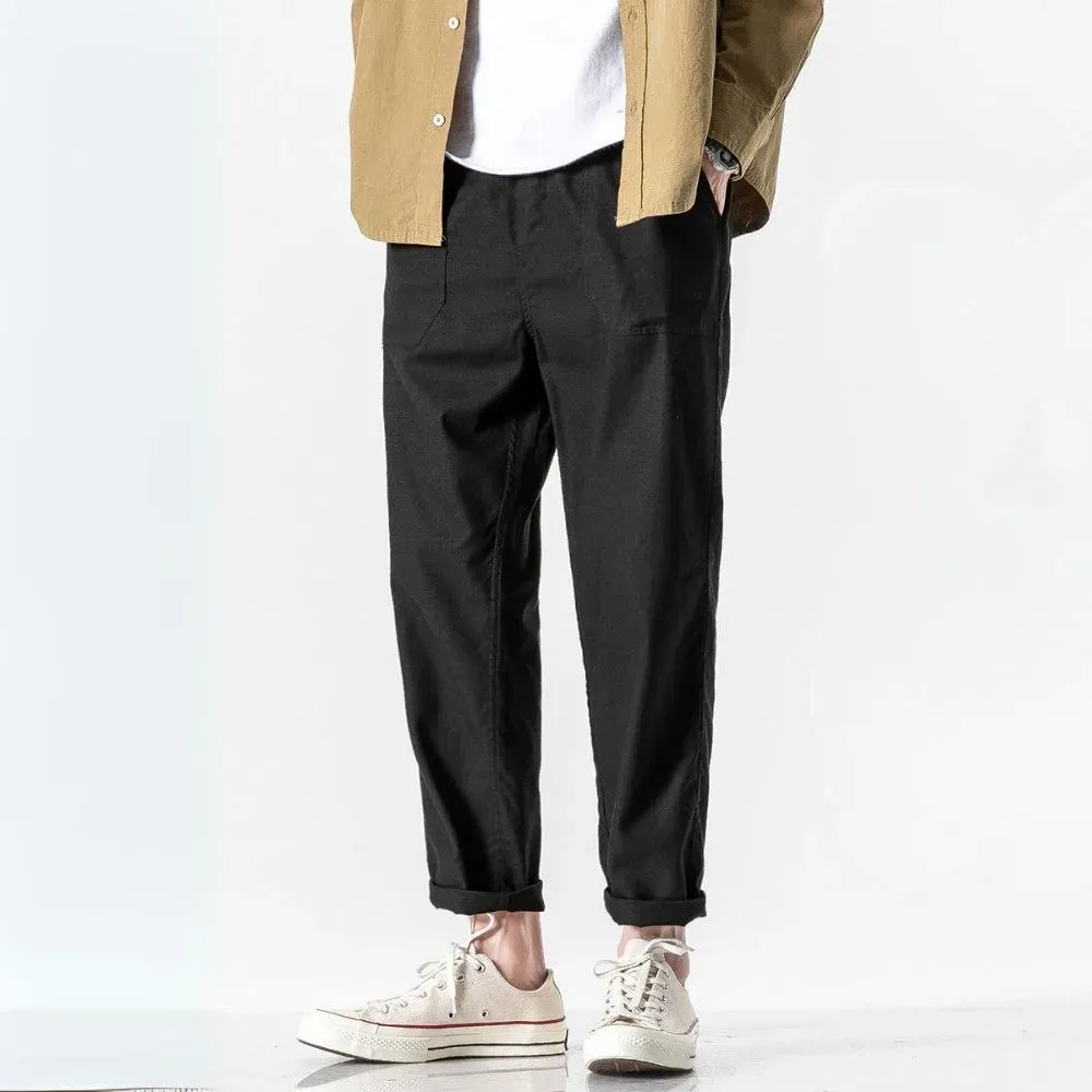 Japon style Asumi pantalon confort coupe ample