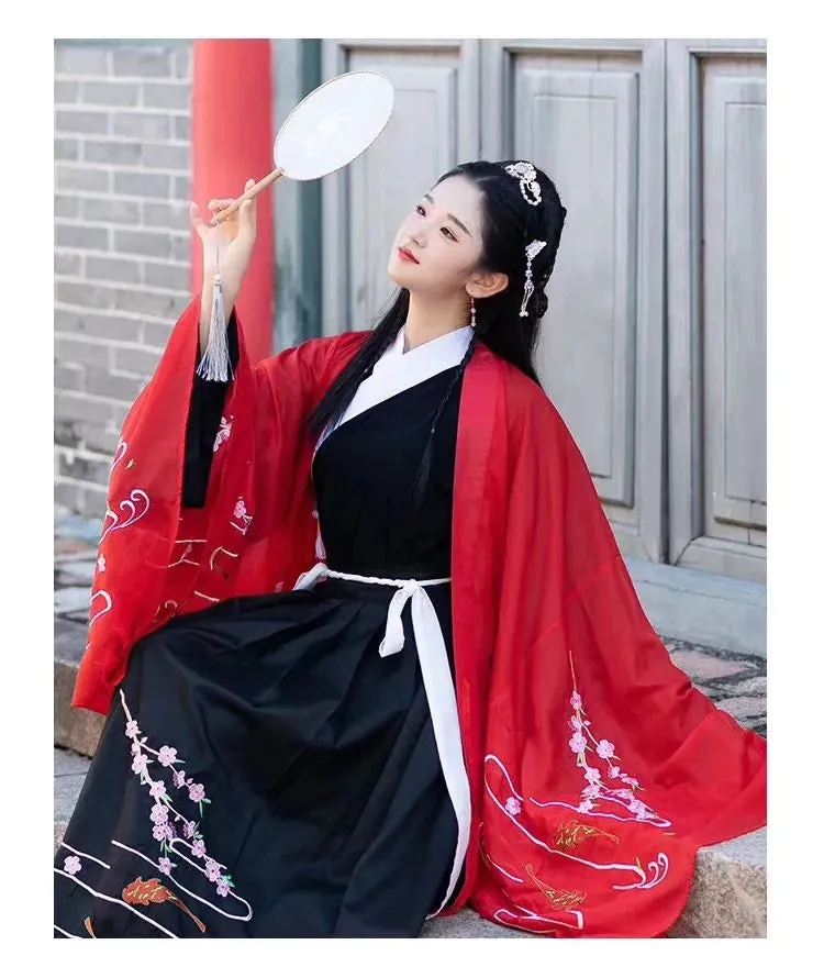 Esprit du Japon ensemble kimono femme haut fleuri jupe plissée