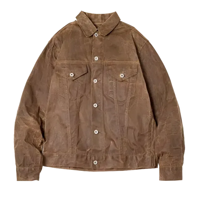 Japon style veste en jean rétro vintage denim