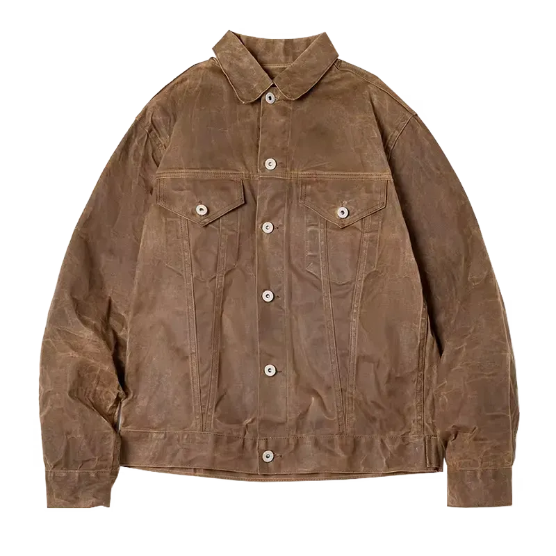 Japon style veste en jean rétro vintage denim