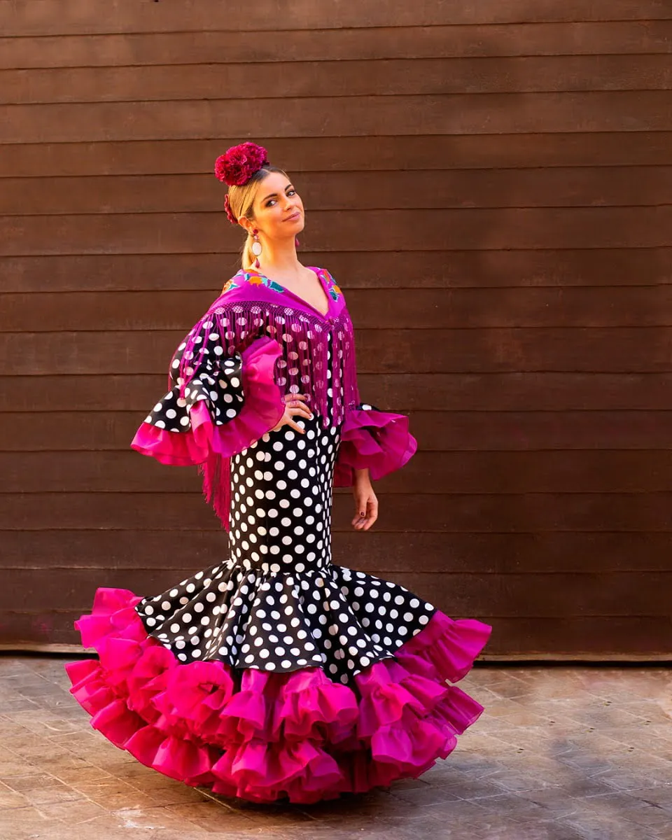 VIVA LA FERIA Palacios robe gitane canastera femme