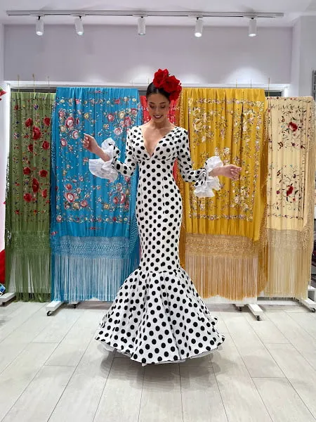 Viva La Feria Real robe flamenca à volant cancan