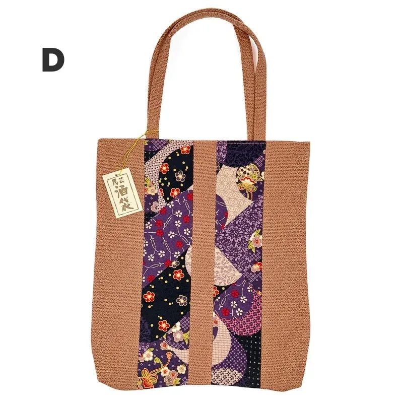 Japon style Motifs Japonais tote bag tissu kimono