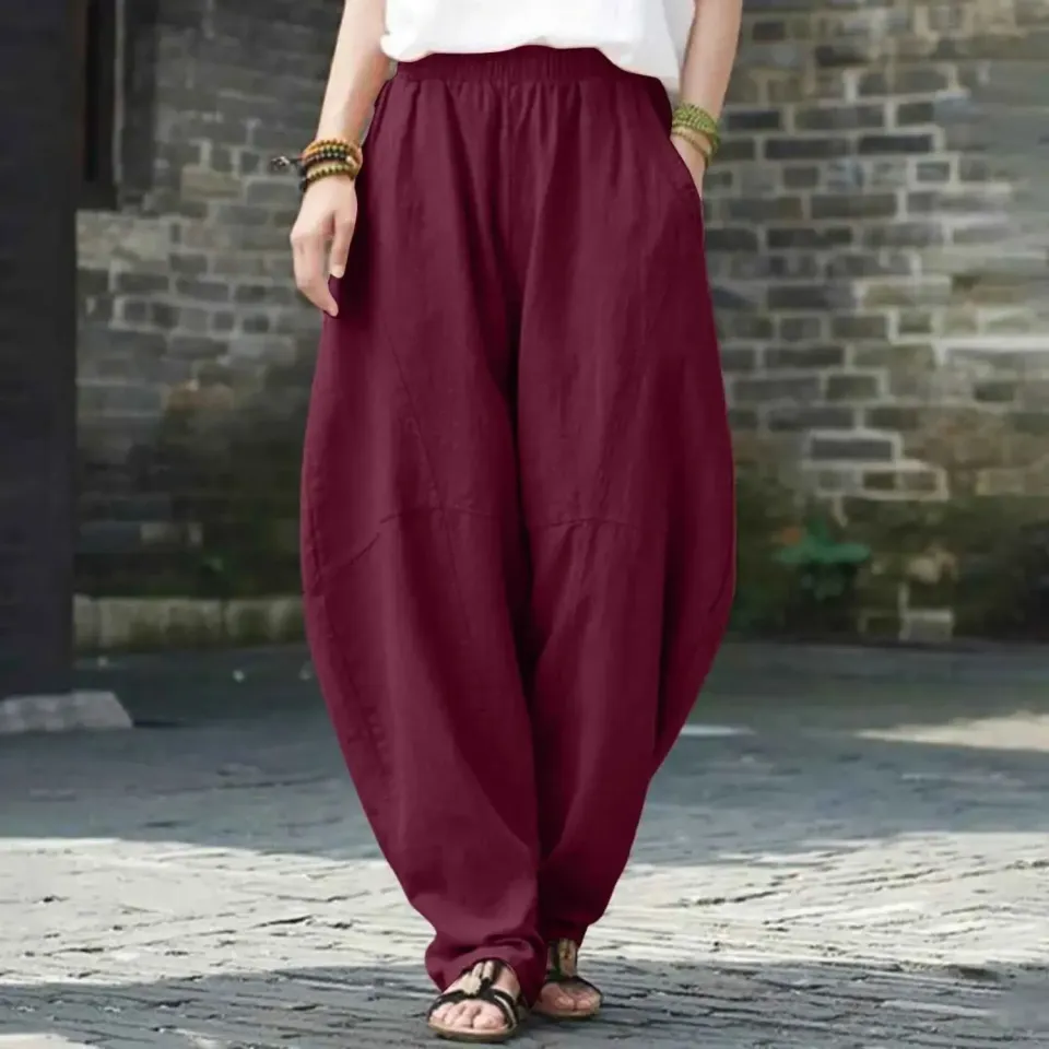 Japon style Sarouel Japonais Femme coupe ample