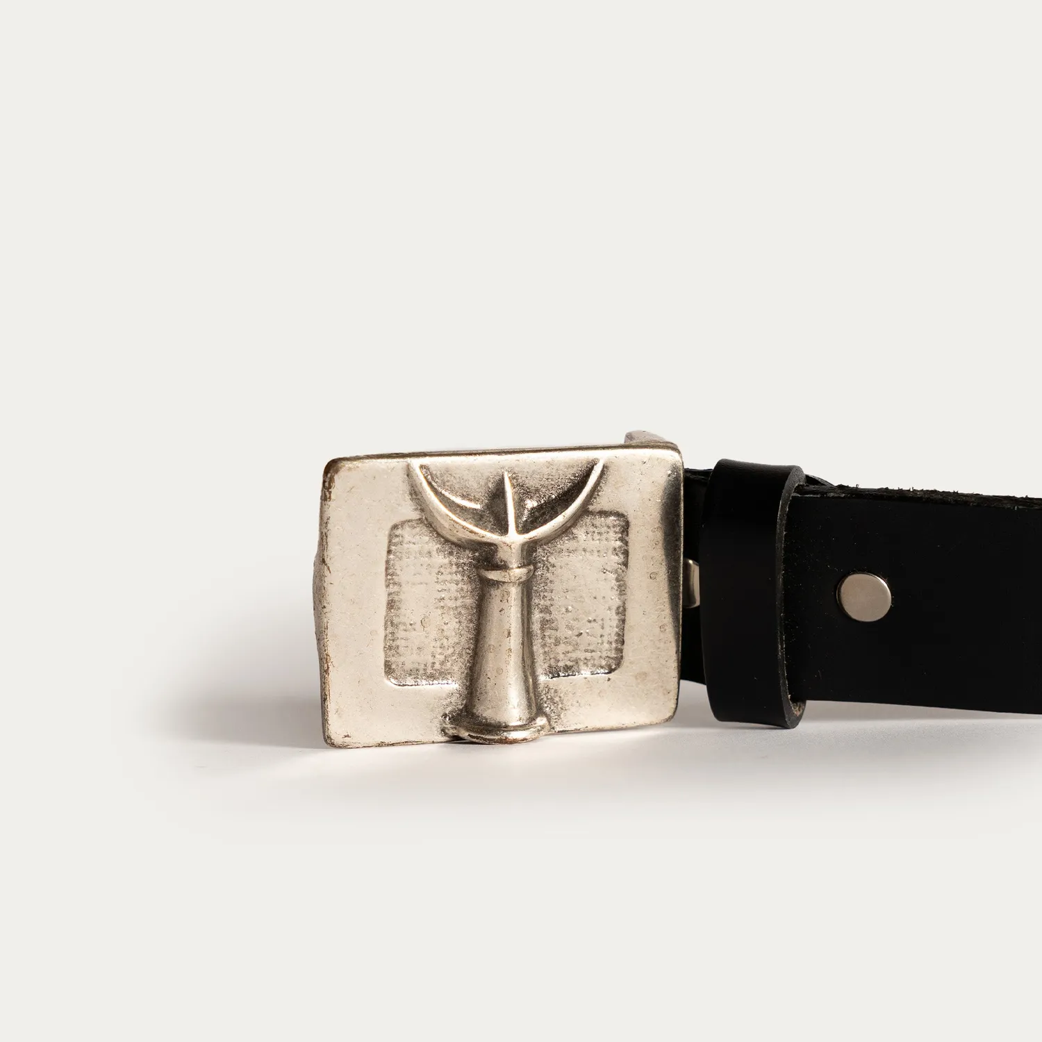 Mistral ceinture cuir boucle artisanale