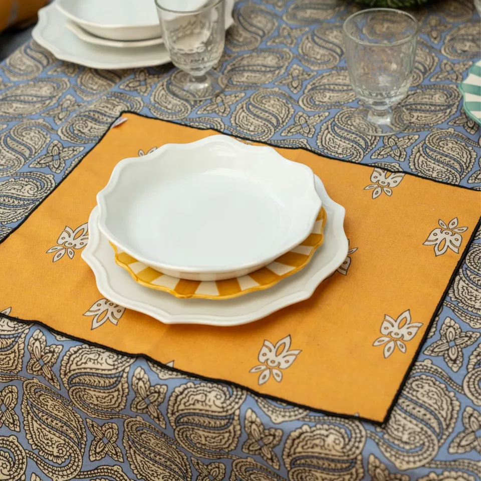 Mistral Mosca Géant set de table lin et coton