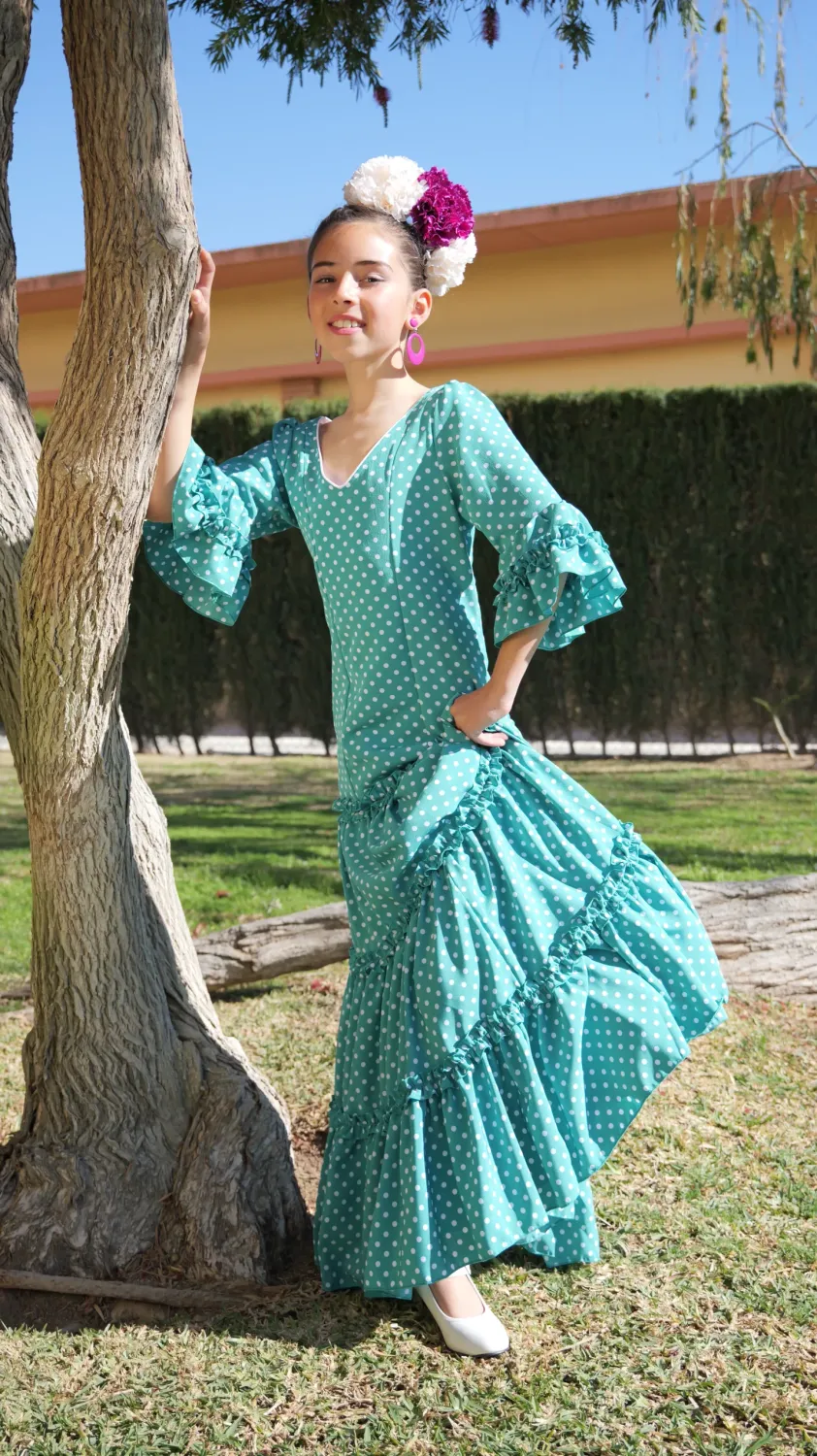 Viva la Feria Bolonia robe flamenca fille canastero