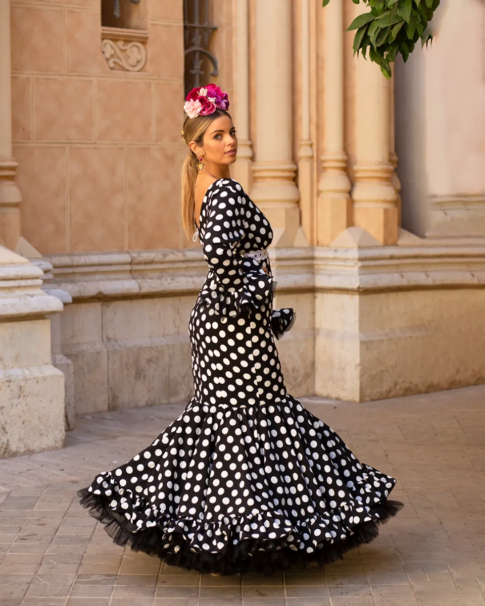 Viva La Feria Princesa robe gitane à pois