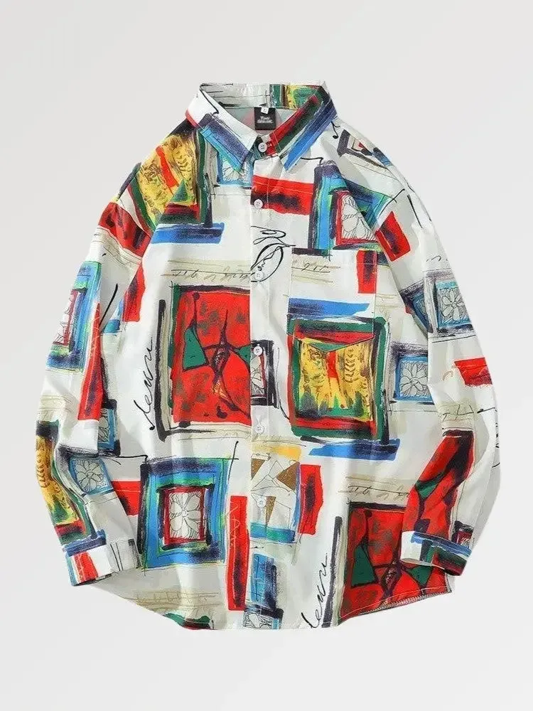 Japon Style Noshiro chemise homme coton oversize