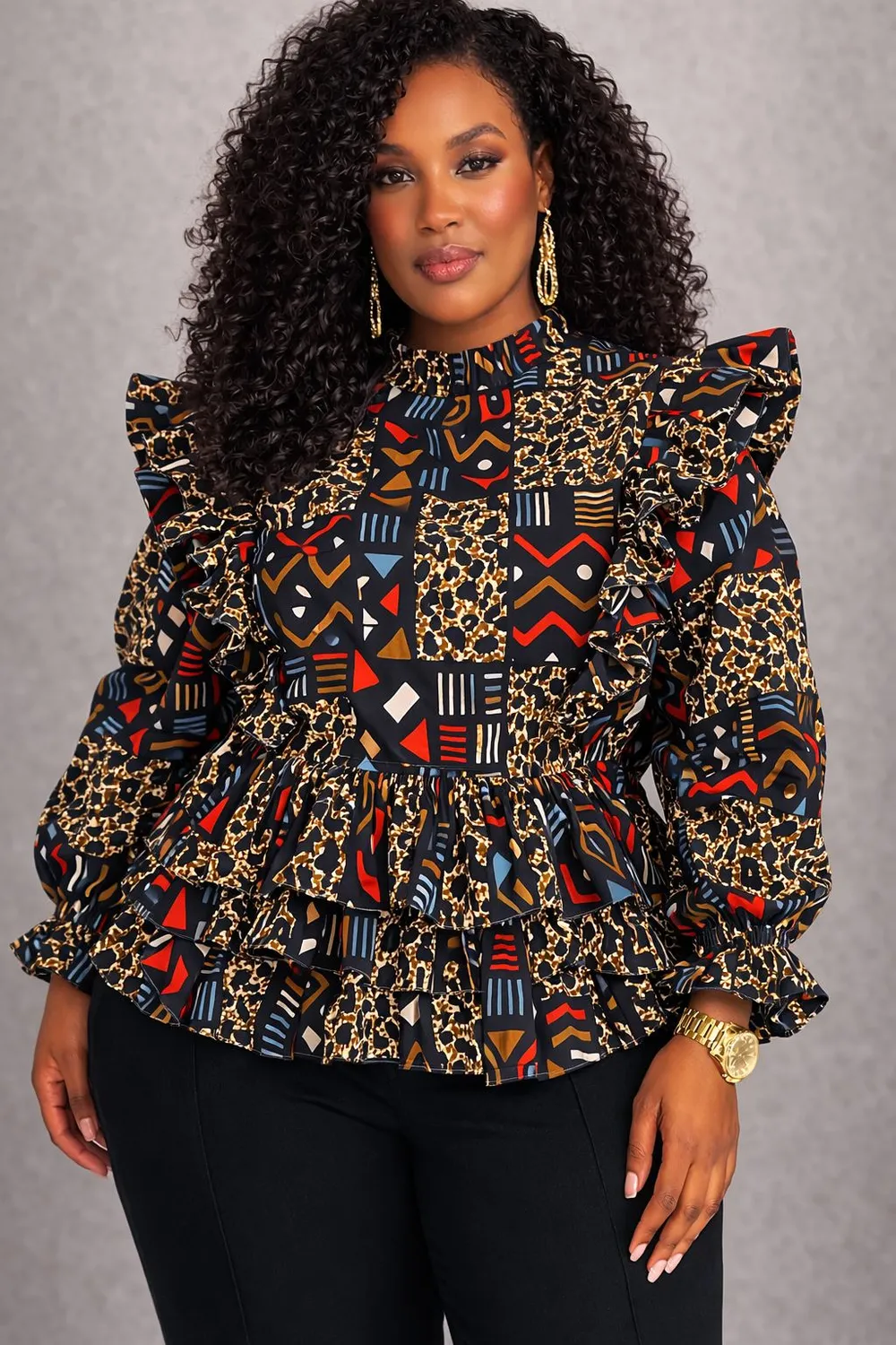 KAVAZI KVZ810 haut Boss Lady ankara à motifs