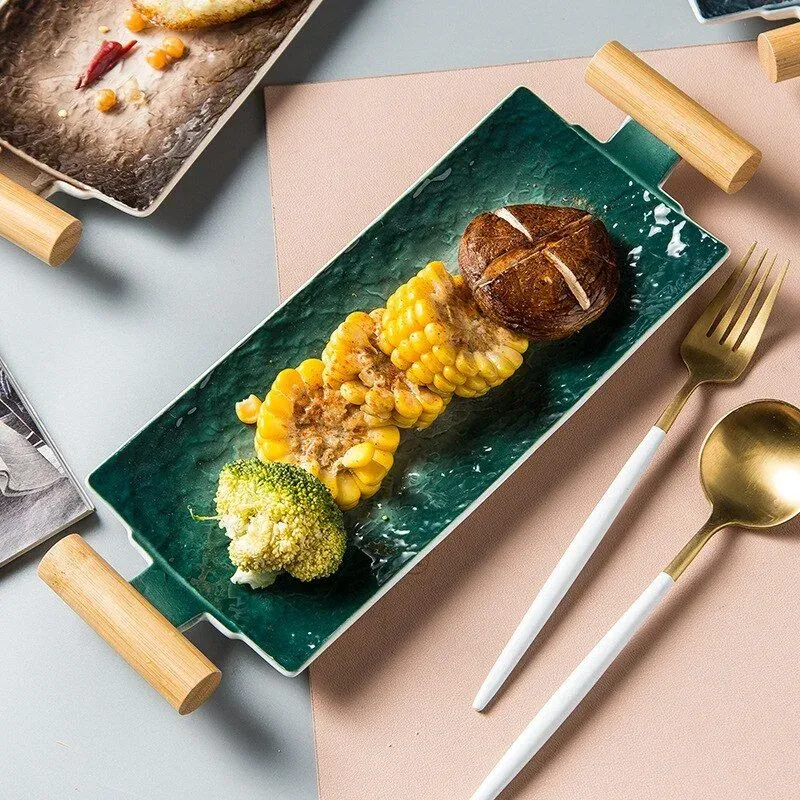 Japon style Serika plat sushi céramique