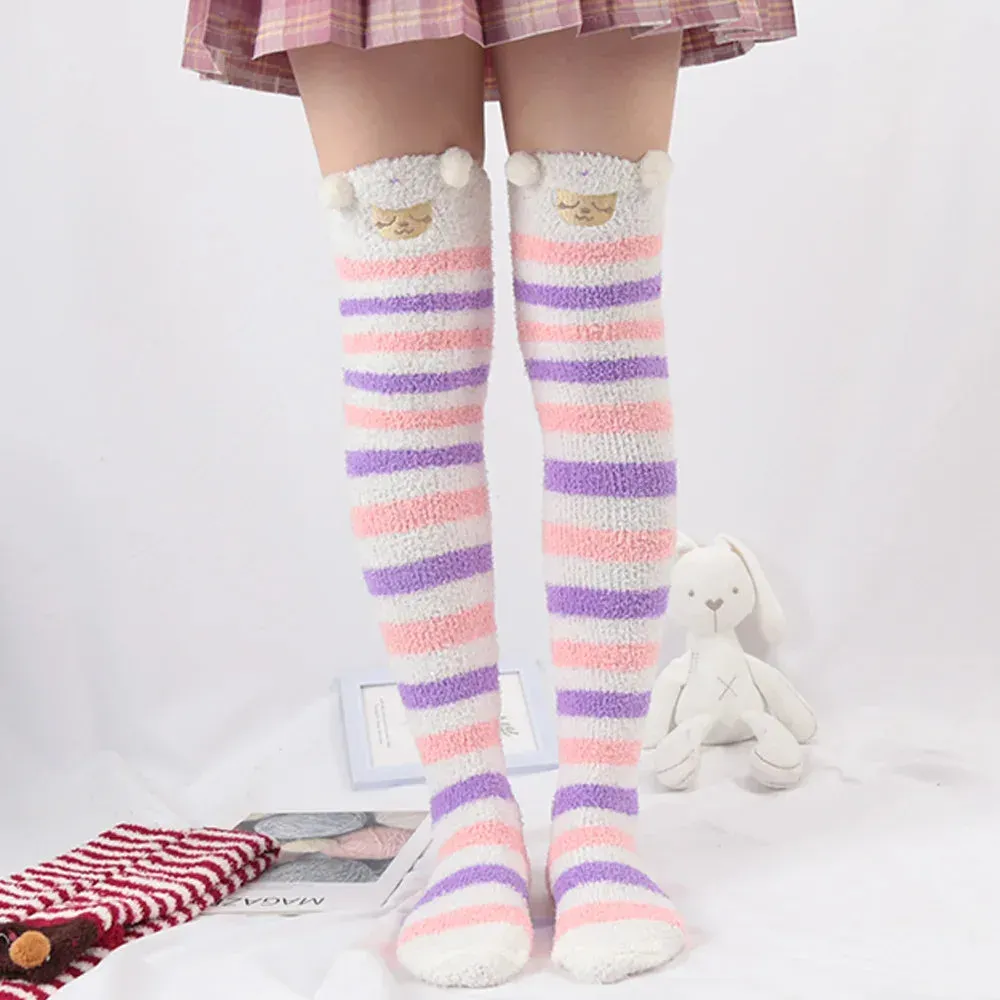 Japon style Kawaii chaussettes hautes fantaisie