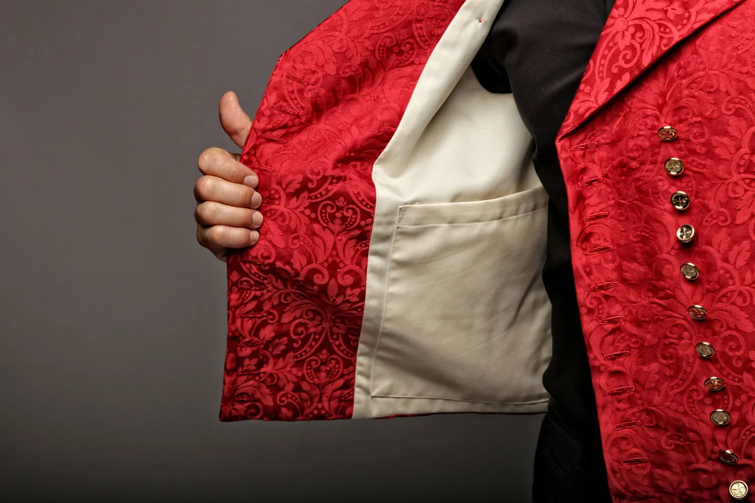 Geht's In Hopla gilet alsacien noir