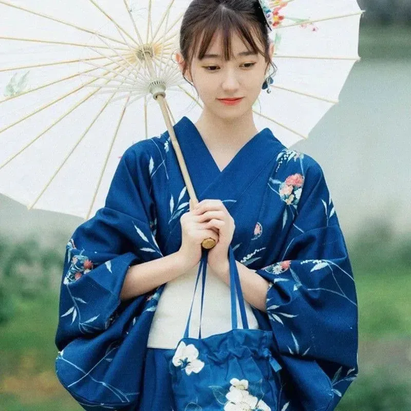 Japon Style Kimono Femme Coupe Ample Cérémonie