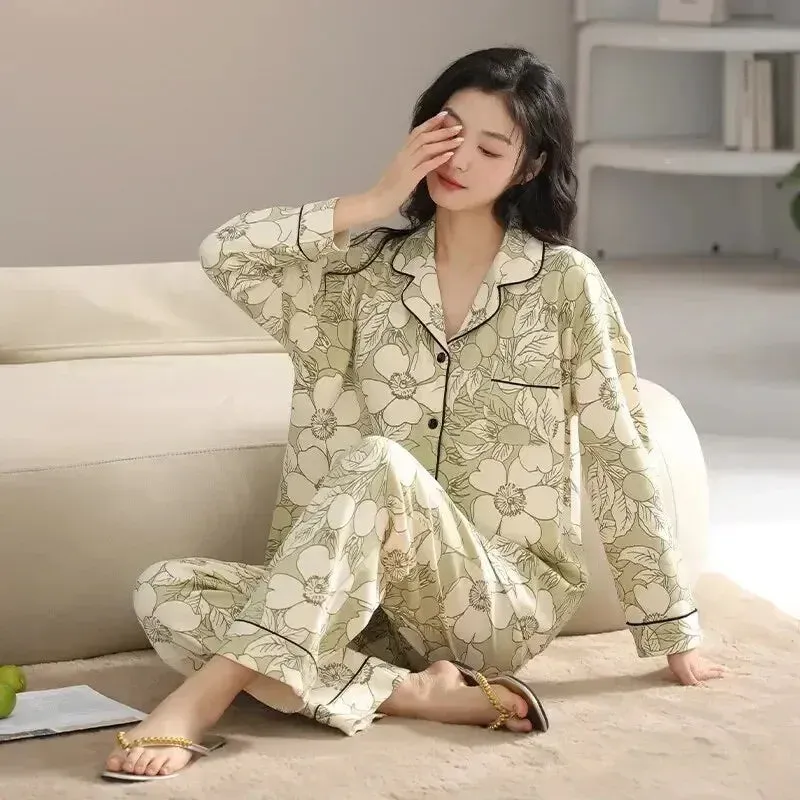 Japon style ensemble pyjama femme japonais motifs