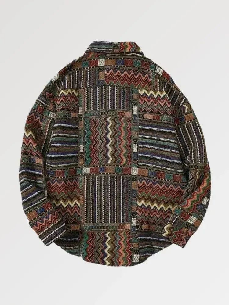 Japon style Aomori chemise flanelle homme oversize