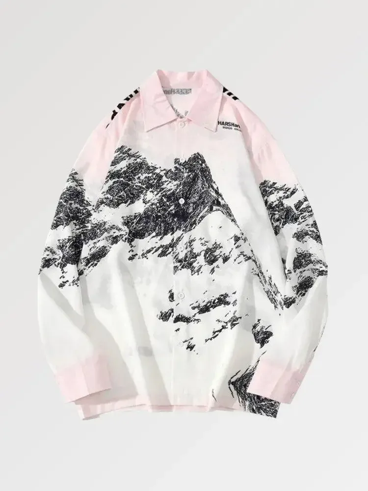 Japon style harshcruel chemise oversize homme S coton