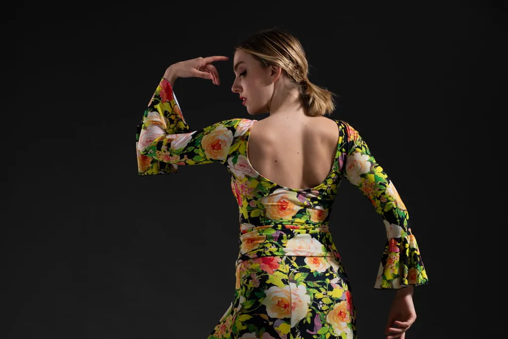 Viva La Feria Moda Flamenca Almonte top danse imprimé