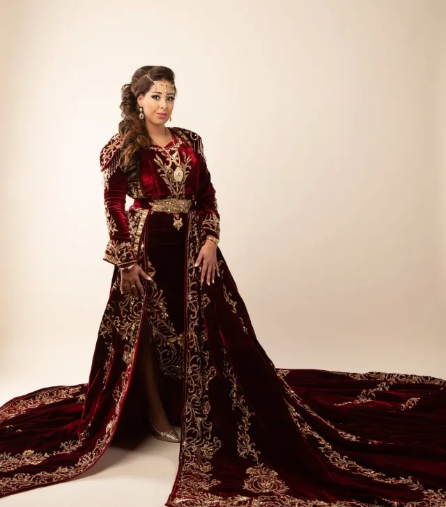 Célèbr'Orient Hind badroune mariée traîne amovible