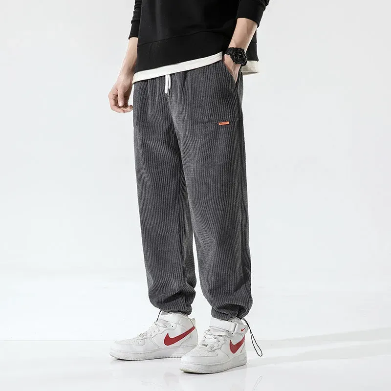 Japon style Miko pantalon velours côtelé confortable