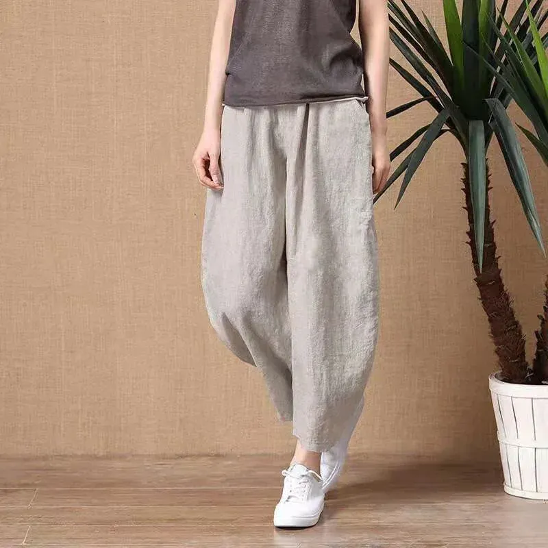 Japon style pantalon traditionnel japonais coupe large