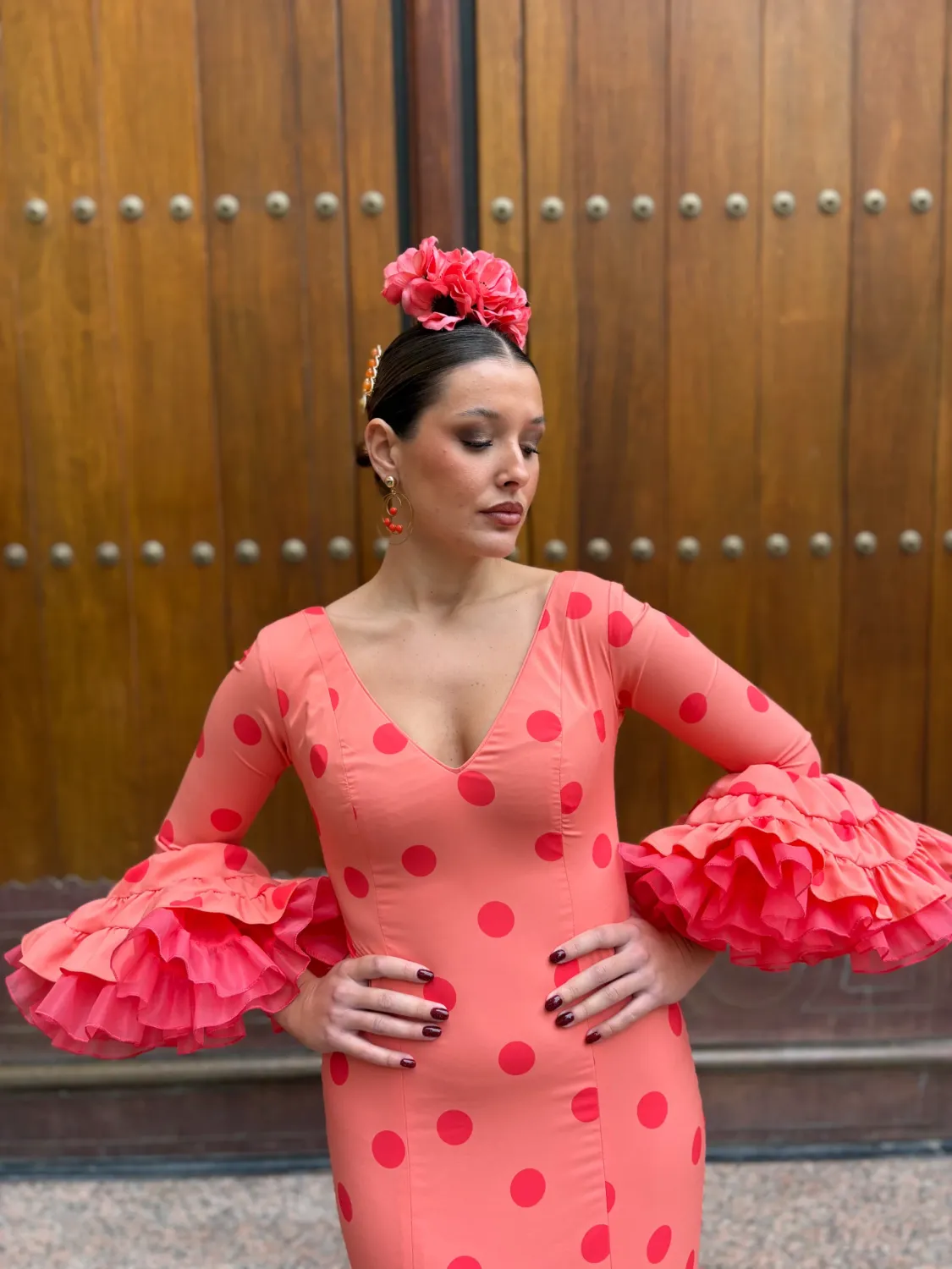 Viva La Feria Aroma robe flamenca canastero à volants
