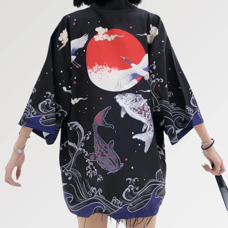 Japon style miyuki kimono veste femme origami