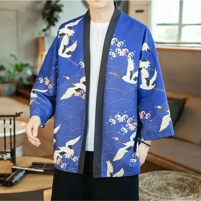 Japon style Japonais Kimono Homme ‘édition Kaïto’ kimono homme