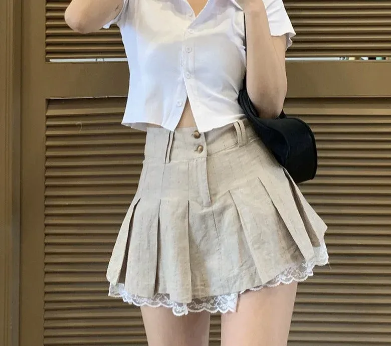 Japon Style Jupe Japonaise Courte jupe courte
