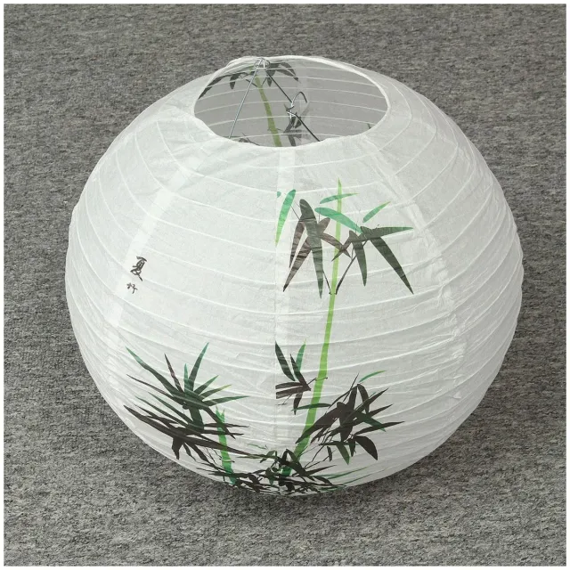 Japon Style lampe japonaise papier motif bambou lumière douce