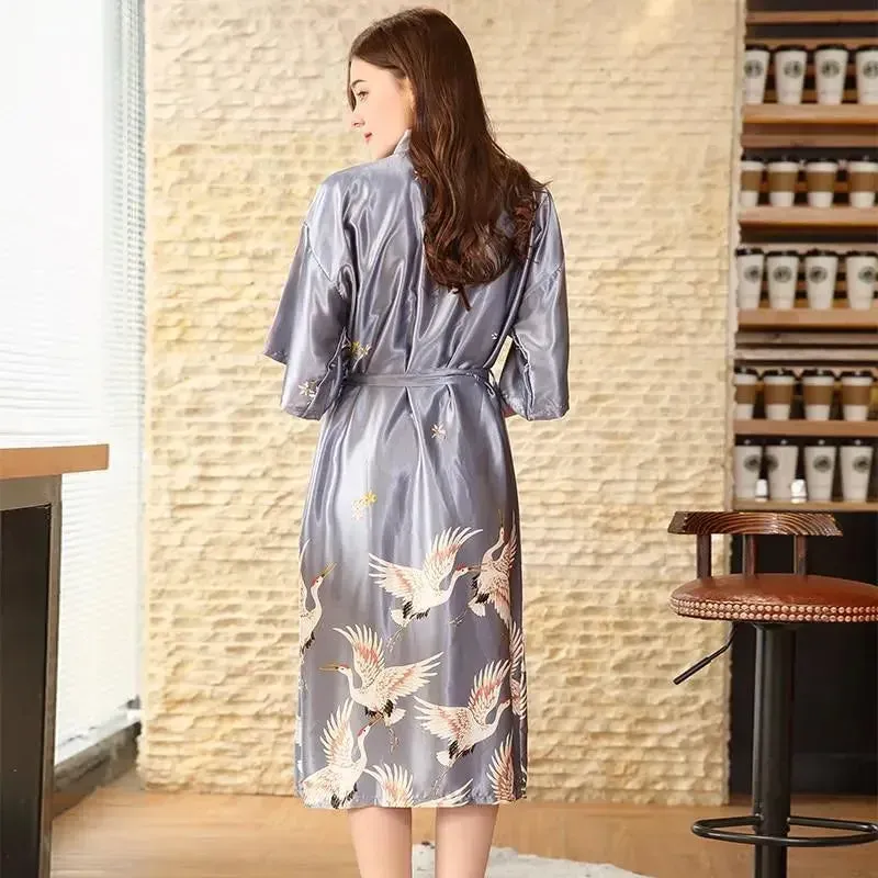 Japon style Long Pyjama Japonais Kimono pyjama