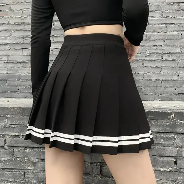 Japon style Jupe Plissée Japonaise jupe