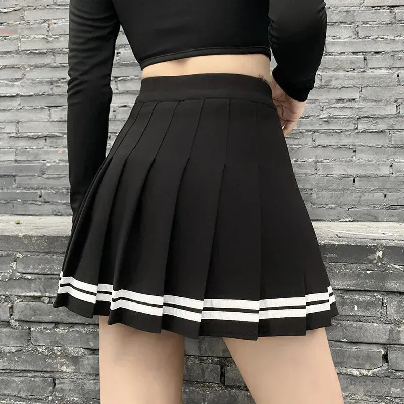 Japon style Jupe Plissée Japonaise jupe