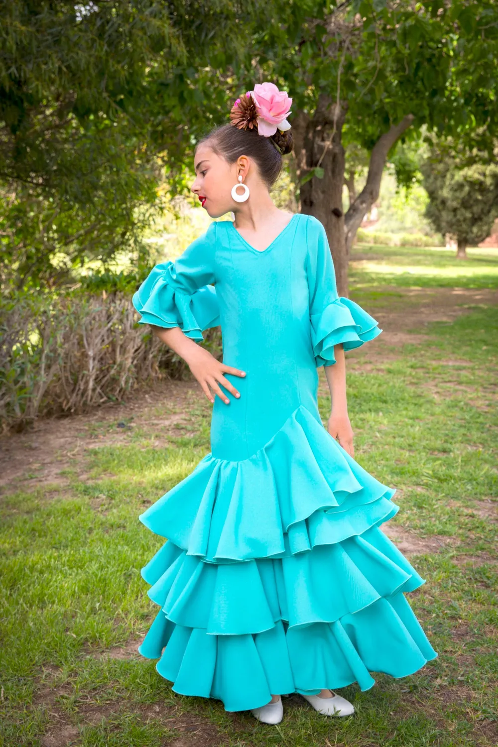 VIVA LA FERIA Triana robe flamenca fille